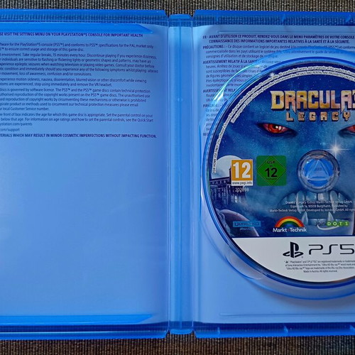 Dracula's Legacy PS5 used, excellent condition