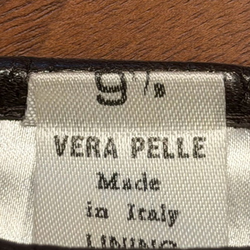 Dolce & Gabbana leather gloves like new, brown, size 9 1/2