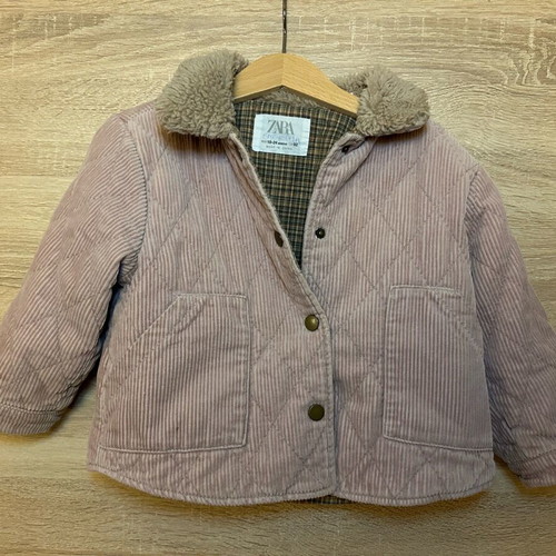 Zara corduroy jacket for girls 18-24 months like new