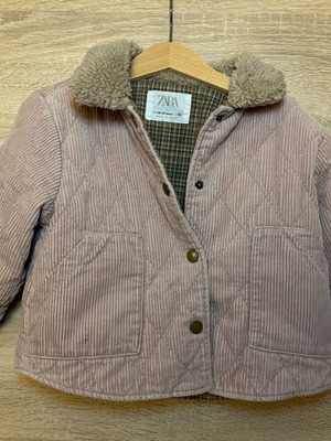 Zara corduroy jacket for girls 18-24 months like new