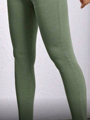 Green soft Shein pants like new, size XL