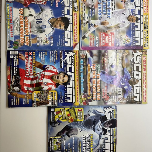 Top Scorer magazines like new, set of 5 2012-13