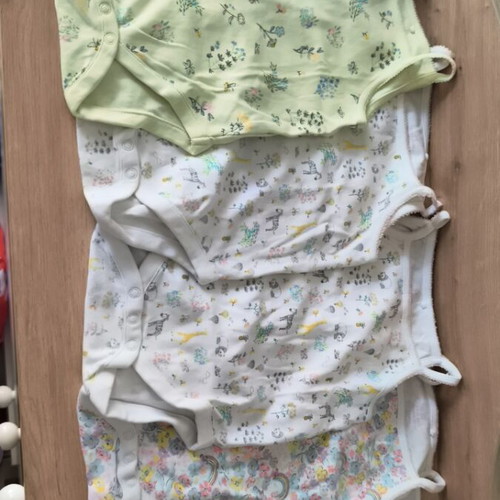 Next baby rompers like new, pack of 6, 9-12 months, 80 cm, 100% cotton