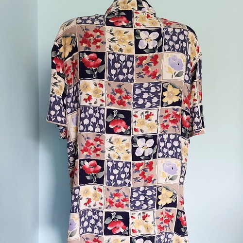 C&A Vintage Women's Tunic Shirt like new, viscose silk