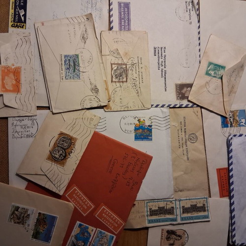 Envelopes from 1950s to 1980s used, assorted pack
