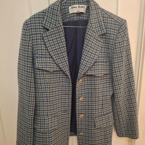 Anna Riska medium blue jacket like new