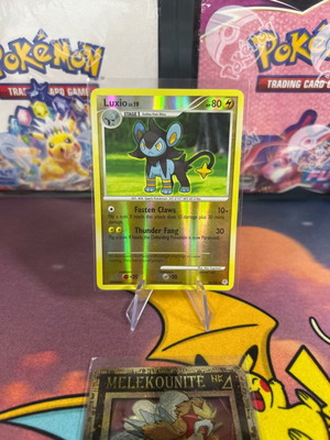 Pokemon card reverse holo Luxio diamond&pearl set σαν καινούργιο