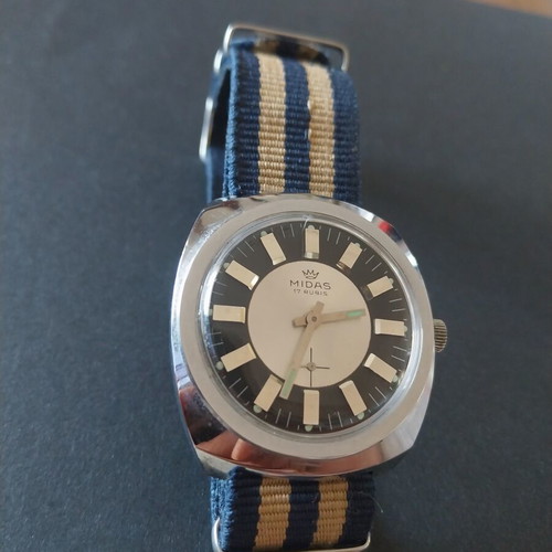 Midas men's mechanical wristwatch NOS like new