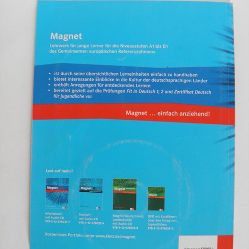 Magnet B1 German Language Book new with student CD
