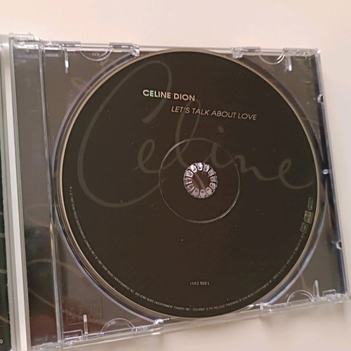 Celine Dion Let's Talk About Love CD like new, authentic & collectible