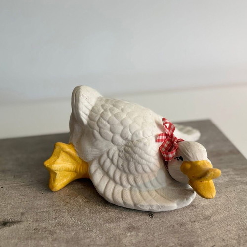 Vintage duck decoration used