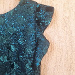 Zara emerald dress with embroidered sequins size Small like new