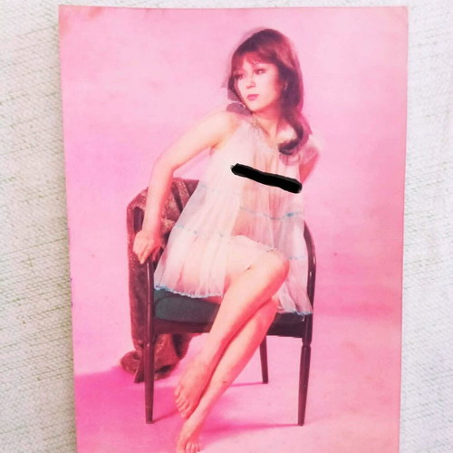 Vintage 3D Lenticular Κάρτα Toppan Top Stereo PK-257 Nude in Night-Gown σαν καινούργιο