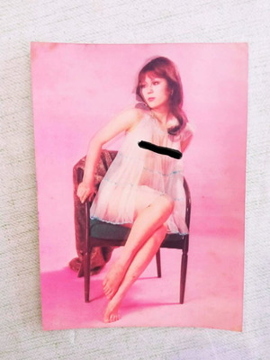 Vintage 3D Lenticular Κάρτα Toppan Top Stereo PK-257 Nude in Night-Gown σαν καινούργιο