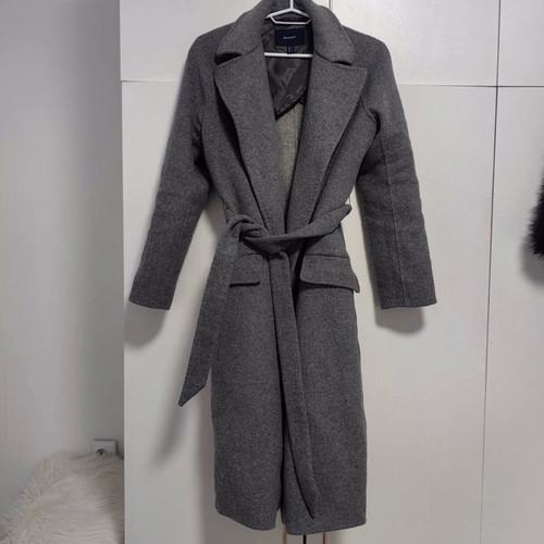 Gant wool coat size S like new, gray