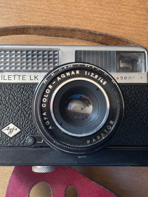 Agfa Silette LK camera used with Agnar 45mm f/2.8 lens