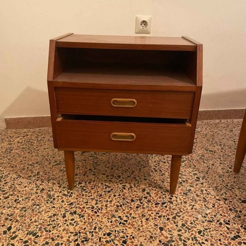 Danish bedroom set wooden used
