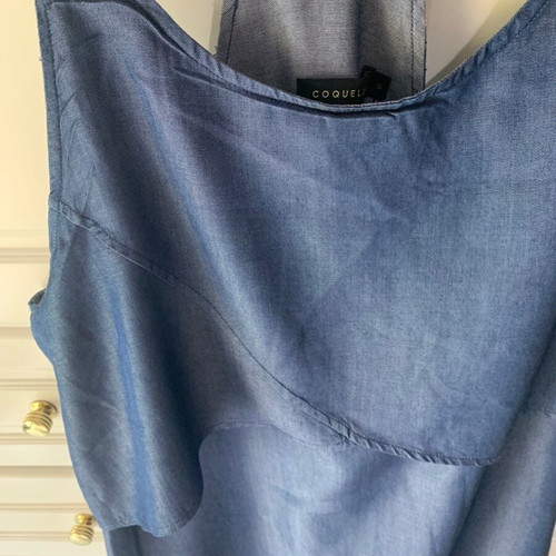 Women's dress Tencel 100 new, soft denim fabric