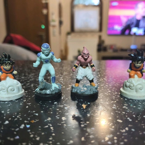 Dragonball figures used, set of 4 pieces