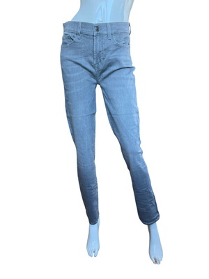 7 For All Mankind b(air) denim women's jeans like new, size L 40, gray