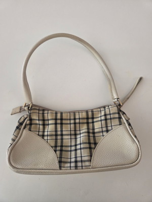 Russell & Bromley Vintage Plaid Baguette Shoulder Bag like new