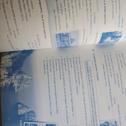 Set of 3 foreign language books Progetto Italiano Nuovo 2 Italian like new