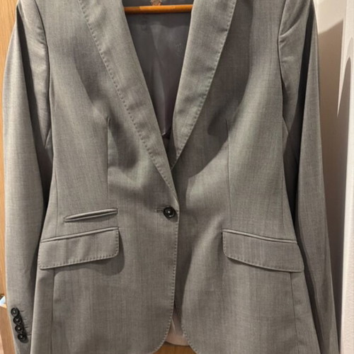 Massimo high-quality jacket new, gray, size L