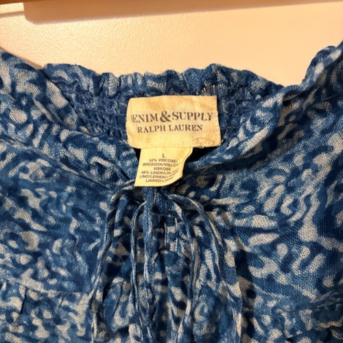 Denim & Supply blouse Ralph Lauren size M like new, blue