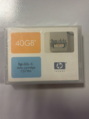 Hp dds-4 40GB data cartridge new sealed