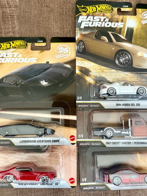 Hotwheels Fast and Furious 25 Years συλλογή καινούργια σφραγισμένη