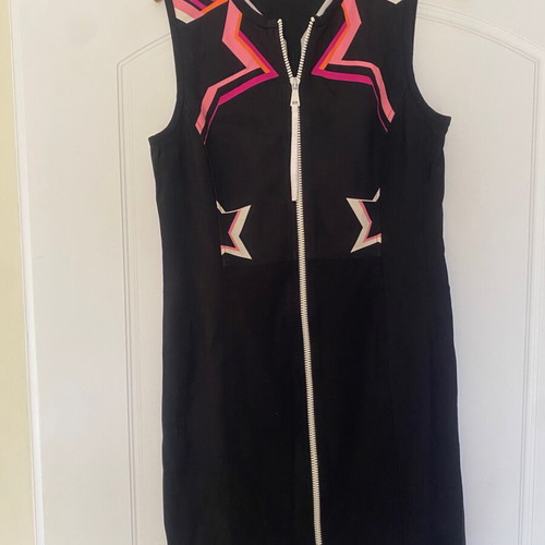 Sports dress used black with pink design