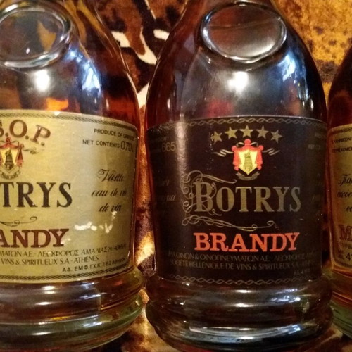 Brandy Botrys 50 years aged, 3 bottles, like new