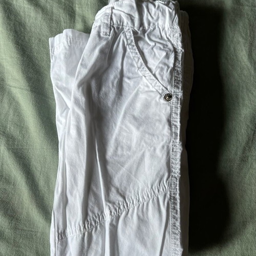 Funky summer thin pants for boys, size 110 cm, white
