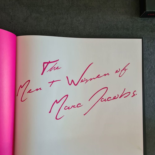 The Men and Women of Marc Jacobs Brian Bowen Smith coffee table book used