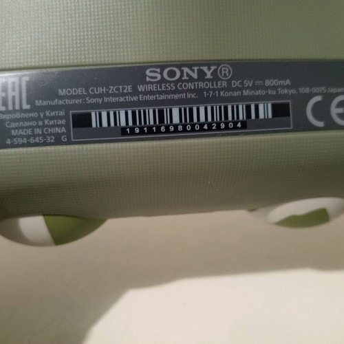 Sony PlayStation 4 PS4 DualShock wireless controller green camouflage like new