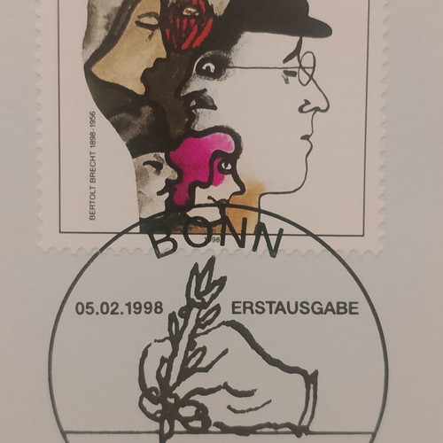 Germany 1998 stamp with Bonn first day cover cancellation