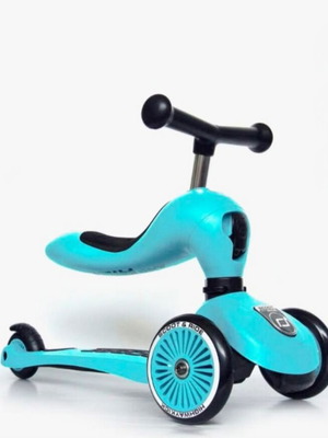 Scoot & Ride Highwaykick 1 kids scooter with seat, like new, ages 1-5
