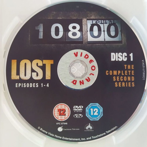 Lost DVD used, episodes 1-4 with subtitles