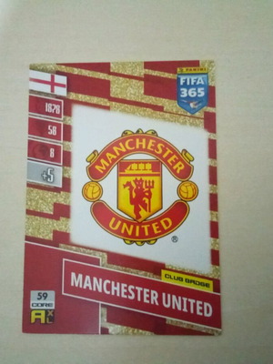 Manchester United badge new Panini 2022-23