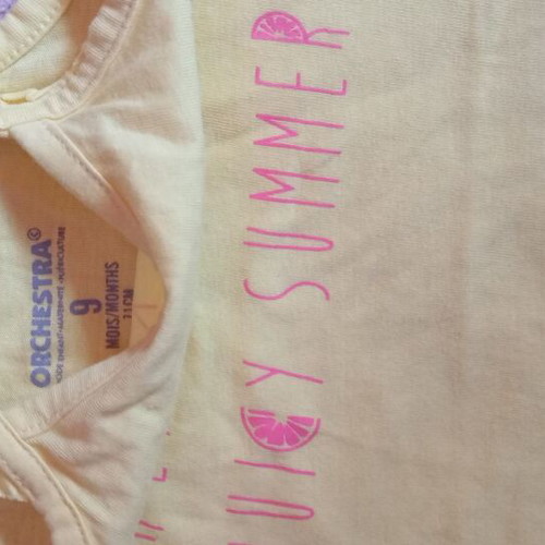 Orchestra baby tops set 9 & 18 months