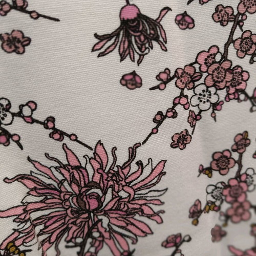 Elastic midi skirt Made in Italy size M like new, beige multicolor