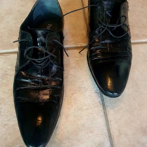 Per La Moda men's dress shoes like new, size 43, black
