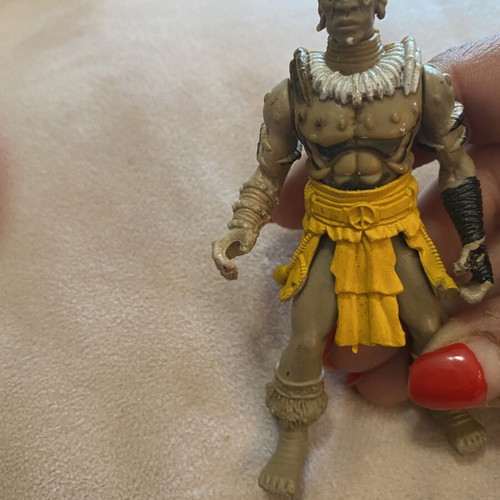 King Zulu action figure from Dino Valley 2002 like new