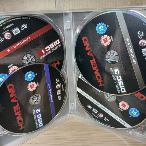 Homeland DVD 5 seasons like new with English subtitles