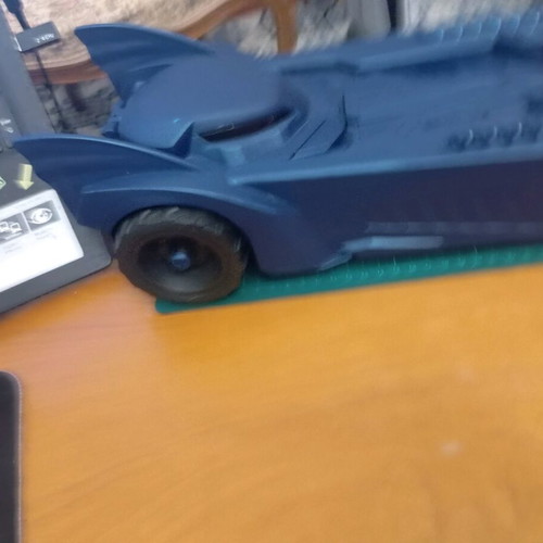 Blue Bat-Tech Batmobile by Spin Master like new