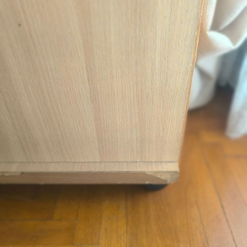 TV stand like new with extra storage and wheels