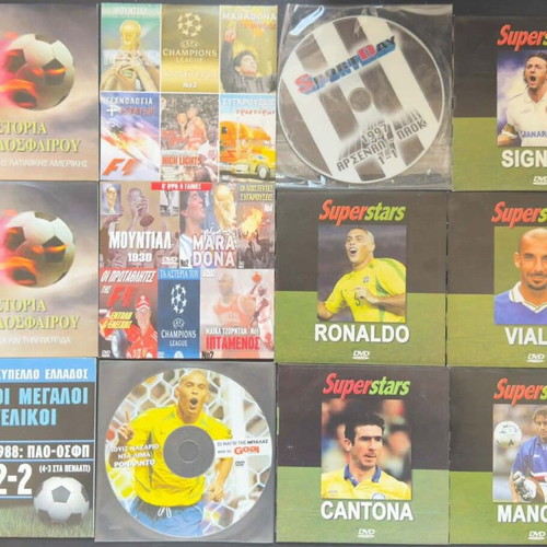 47 sports DVDs