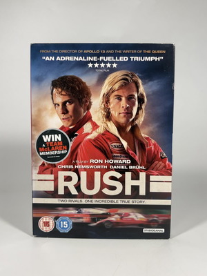 Rush DVD σαν καινούργιο με αγγλικούς υπότιτλους και slipcase