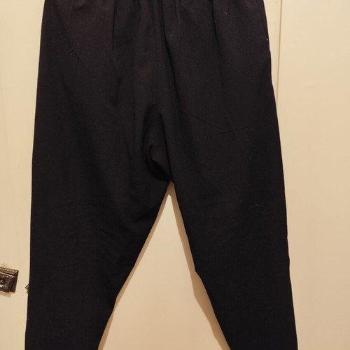 Pink Woman black pants XXL used with elastic waist and pockets