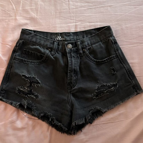 Funky Buddha Mini Shorts Black Small New